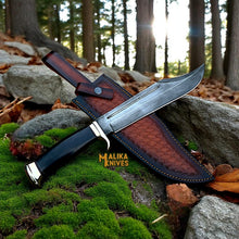 Load image into Gallery viewer, Crocodile Dundee Knife Replica | D2 Steel Blade | Black Micarta Handle