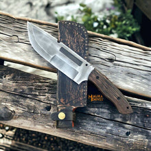 Load image into Gallery viewer, D2 Steel Bowie Knife | Wenge Wood Handle