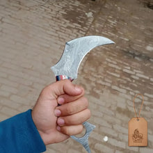 Load image into Gallery viewer, Custom Hand Forged Du Hoc Karambit Knife