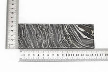 Load image into Gallery viewer, Damascus Steel Billet Bar 4mm Thick Pattern Welded Blank for Knife Making