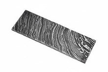 Load image into Gallery viewer, Damascus Steel Billet Bar 4mm Thick Pattern Welded Blank for Knife Making