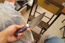 Load image into Gallery viewer, Custom Handmade Damascus Steel Chef Knife/ Kitchen Knife/Perfect Gift DK-0263
