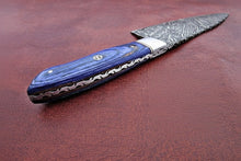 Load image into Gallery viewer, Custom Handmade Damascus Steel Chef Knife/ Kitchen Knife/Perfect Gift DK-0263