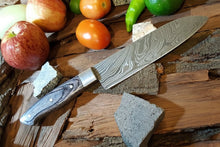 Load image into Gallery viewer, Custom Handmade Damascus Steel Chef knife/Kitchen Knife/Perfect Gift  DK-060