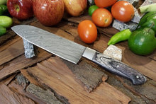 Load image into Gallery viewer, Custom Handmade Damascus Steel Chef knife/Kitchen Knife/Perfect Gift  DK-060
