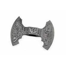 Load image into Gallery viewer, Custom Handmade Damascus Steel Double Headed Blank Axe Head – Functional Viking Tomahawk Blank for Custom Handle Builds | JW SteelCrafts