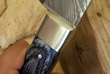 Load image into Gallery viewer, Custom Handmade Damascus Steel Full Tang  Chef Knife / Vegetable Knife  / Kitchen Knife DK-0128