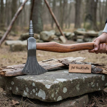 Load image into Gallery viewer, Custom Handmade Damascus Steel Tomahawk Hatchet