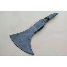 Load image into Gallery viewer, Custom Handmade Damascus Steel Tomhawk  Viking Axe Head 10" long