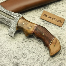 Load image into Gallery viewer, Custom Handmade HUNTING TRACKER Tactical Hunter Blade Survival