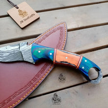 Load image into Gallery viewer, Custom made Hand forged Karambit Knife