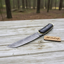Load image into Gallery viewer, Custom tactical Tanto knife, damascus knife, Tanto