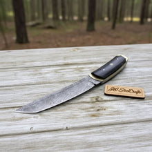 Load image into Gallery viewer, Custom tactical Tanto knife, damascus knife, Tanto
