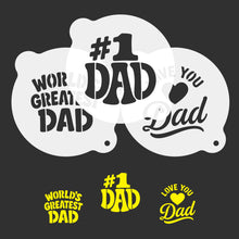 Load image into Gallery viewer, Dad Coffee Stencils