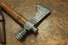 Load image into Gallery viewer, Damascus Smoking Axe Straight Handle 19 Inch