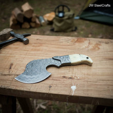 Load image into Gallery viewer, Damascus Steel Axe Viking Axe Hatchet Axe Bearded Axe Tomahawk