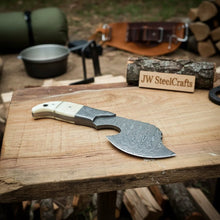 Load image into Gallery viewer, Damascus Steel Axe Viking Axe Hatchet Axe Bearded Axe Tomahawk