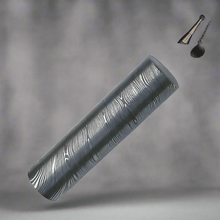 Load image into Gallery viewer, Damascus Steel Rod – 5” Length | Ideal for Ring Making, Knife Crafting &amp; Custom Projects