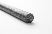 Load image into Gallery viewer, Damascus Steel Rod 10 Inch Round Pattern Welded Bar for Ring Making