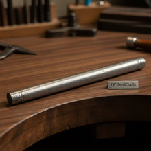 Load image into Gallery viewer, Damascus Steel Round Billet Rod For  Guard , Rings And Jewelery Making/ Raw Materials for Jewelery DK-0126