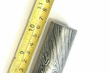 Load image into Gallery viewer, 10.5 Inch Twisted Damascus Steel Round Bar 30 mm Billet for Ring and Guard Making