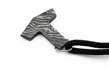 Load image into Gallery viewer, DE-0014 Custom Handmade Damascus steel Viking pendant /Thor Hammer Pendant/Jeweller