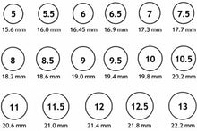 Load image into Gallery viewer, Mens Damascus Steel Wedding Band Raindrop Pattern Handmade Ring