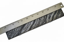 Load image into Gallery viewer, Damascus Steel Billet Bar 10" Pattern Welded Blank for Knife Making