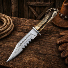 Load image into Gallery viewer, Demon Supernatural Movie Knife – D2 Steel Antler Handle Replica