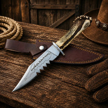 Load image into Gallery viewer, Demon Supernatural Movie Knife – D2 Steel Antler Handle Replica