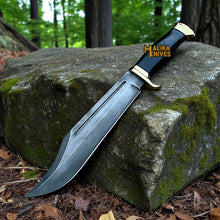 Load image into Gallery viewer, Crocodile Dundee Knife Replica | D2 Steel Blade | Black Micarta Handle