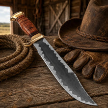 Load image into Gallery viewer, Dundee Style Bowie Knife – 440C Steel Acid Etched Blade