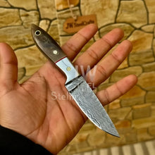 Load image into Gallery viewer, EDC Skinner Knife Damascus Steel, 6.5” Fixed Blade