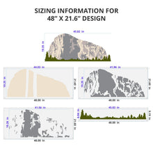 Load image into Gallery viewer, El Capitan Yosemite Wall Mural Stencil Set