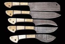 Load image into Gallery viewer, EST Custom Handmade Damascus Steel Beautiful 5Pcs. Kitch DK-0011