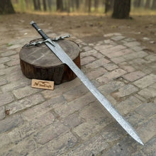 Load image into Gallery viewer, Thornguard Handmade Dark Fantasy Greatsword | Thorn Spike Carbon Steel