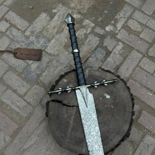 Load image into Gallery viewer, Thornguard Handmade Dark Fantasy Greatsword | Thorn Spike Carbon Steel