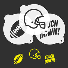 Load image into Gallery viewer, Football Coffee Stencils