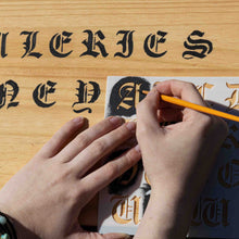 Load image into Gallery viewer, Gothic Letter Alphabet [1in Letters] Set