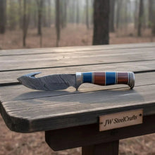 Load image into Gallery viewer, Custom Handmade Hunting Gut Hook Skinner Knife.