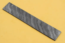 Load image into Gallery viewer, 9 Inch Damascus Steel Billet Bar 2 Inch Wide Pattern Welded Blank for Knife and Blade Making