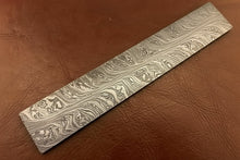 Load image into Gallery viewer, 7 Inch Damascus Steel Billet Bar Pattern Welded Blank for Knife and Tool Making