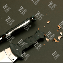 Load image into Gallery viewer, Hand-Forged J2 Stainless Steel Outdoor Utility Knife – Micarta Handle, Leather Sheath