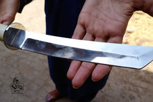Load image into Gallery viewer, Hand-Made Tanto Knife with VG-10 Handle.