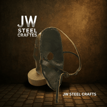 Load image into Gallery viewer, Handcrafted Metallic Skull Mask – Copper, Antique Gold &amp; Chrome Finish Variations