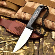Load image into Gallery viewer, Stainless Steel Hunting Knife – Multiple Handle Colors | JW SteelCrafts