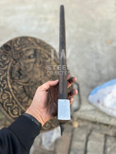 Load image into Gallery viewer, Handcrafted Viking Shield with Matching Engraved Axe – Nordic Art Decor Set