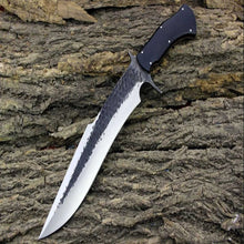 Load image into Gallery viewer, Handforged D2 Steel Bowie Knife G10 Handle