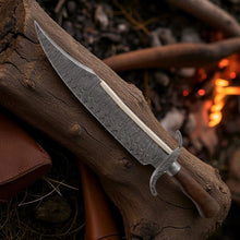 Load image into Gallery viewer, Handmade Alamo Musso Bowie Knife Damascus Steel