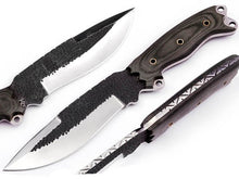 Load image into Gallery viewer, Handmade Bush craft Knife Damascus Steel DK-0405